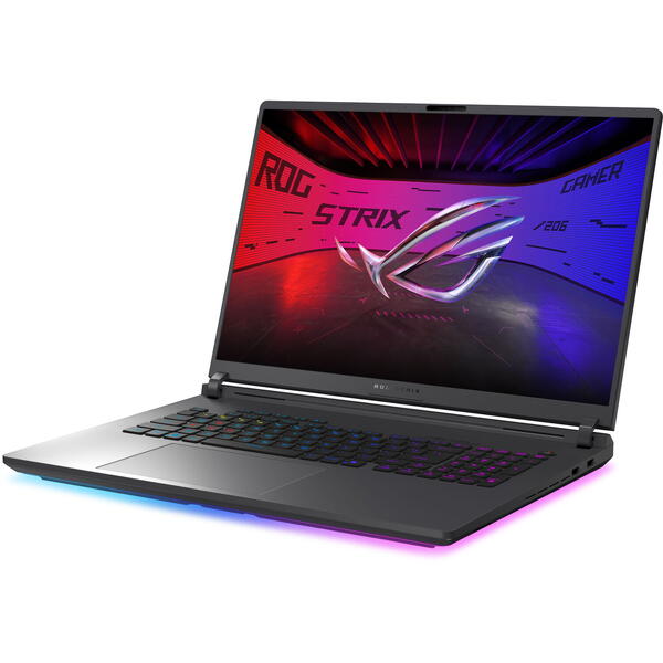 Laptop Gaming Asus ROG Strix G18 G815LW, 18 inch 2.5K 240Hz, Intel Core Ultra 9 275HX, 32GB DDR5, 1TB SSD, GeForce RTX 5080 16GB, Eclipse Gray