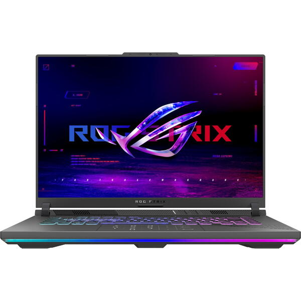 Laptop Gaming Asus ROG Strix G16 G614FR, 16 inch 2.5K 240Hz, AMD Ryzen 9 9955HX, 16GB DDR5, 1TB SSD, GeForce RTX 5070 Ti 12GB, Volt Green