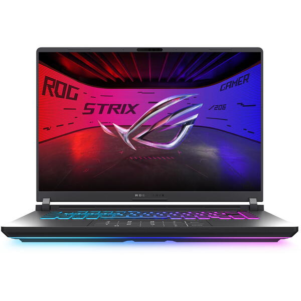 Laptop Gaming Asus ROG Strix G16 G615JMR, 16 inch 2.5K 240Hz, Intel Core i7 14650HX, 16GB DDR5, 512GB SSD, GeForce RTX 5060 8GB, Eclipse Gray