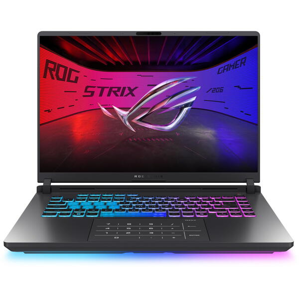 Laptop Gaming Asus ROG Strix G16 G615JMR, 16 inch 2.5K 240Hz, Intel Core i7 14650HX, 16GB DDR5, 512GB SSD, GeForce RTX 5060 8GB, Eclipse Gray