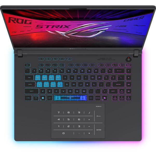 Laptop Gaming Asus ROG Strix G16 G615JMR, 16 inch 2.5K 240Hz, Intel Core i7 14650HX, 16GB DDR5, 512GB SSD, GeForce RTX 5060 8GB, Eclipse Gray