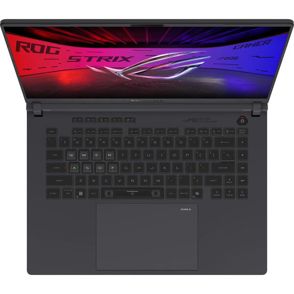 Laptop Gaming Asus ROG Strix G16 G615JMR, 16 inch 2.5K 240Hz, Intel Core i7 14650HX, 16GB DDR5, 512GB SSD, GeForce RTX 5060 8GB, Eclipse Gray