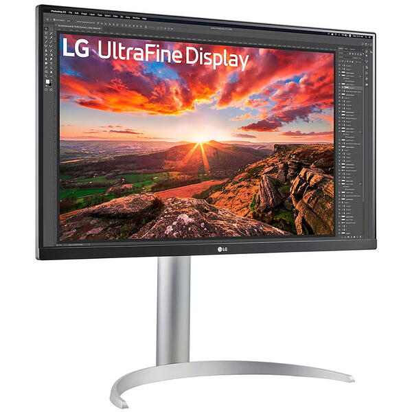 Monitor LED LG 27UP850K-W 27 inch UHD IPS 5 ms 60 Hz USB-C HDR