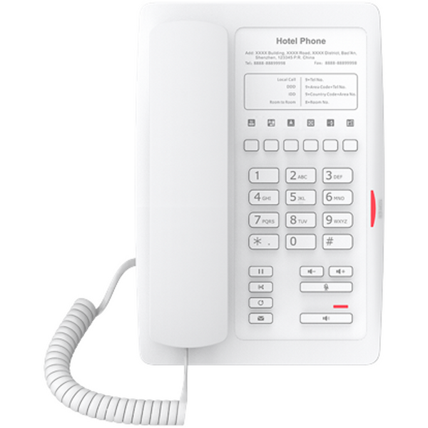 Telefon VoIP Fanvil H3 Hotel SIP Phone White