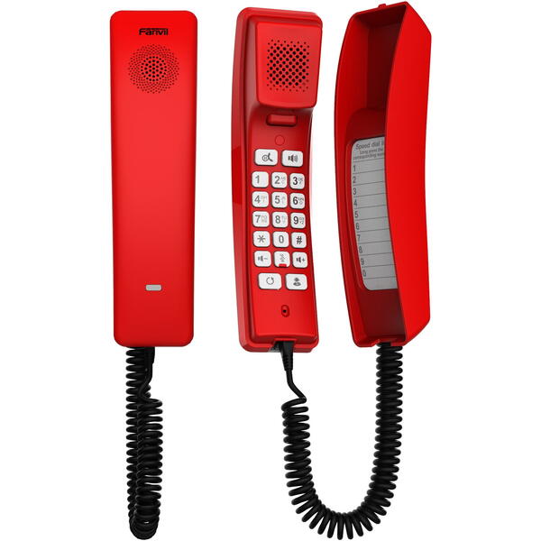 Telefon VoIP Fanvil H2U Hotel SIP Phone Red