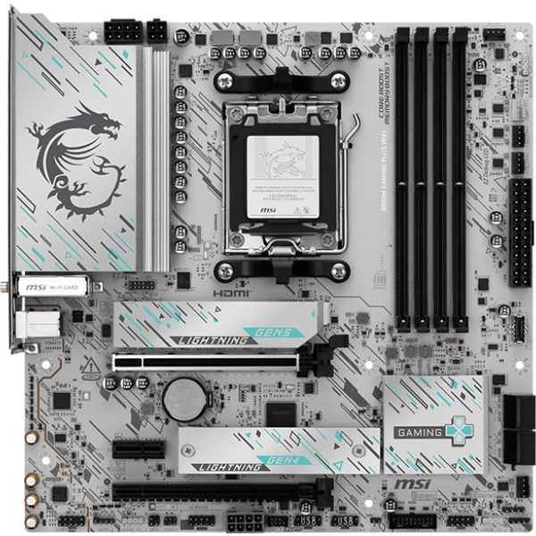 Placa de baza MSI B850M GAMING PLUS WIFI Socket AM5