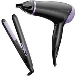 Style Essentials D3016GP + Uscator de par, Negru/Mov