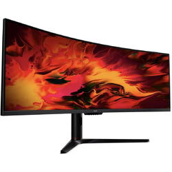 Monitor Gaming Acer EI491CR S Curbat ZeroFrame 49 inch UHD VA 4 ms 144 Hz, Negru