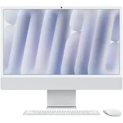 iMac 24 inch 4.5K Retina, Apple M4, 16GB RAM, 256GB SSD, 10 core GPU, macOS Sequoia, INT keyboard, Silver