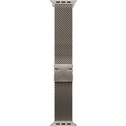 49mm Natural Titanium Milanese Loop - Medium