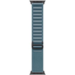 49mm Light Blue Alpine Loop Black Titanium Finish - Medium