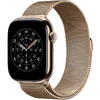 Curea SmartWatch Apple 46mm Gold Milanese Loop - S/M