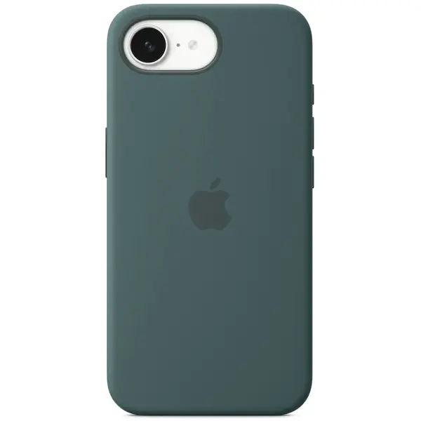 Capac protectie spate Apple iPhone 16e Silicone Lake Green