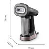 Fier de calcat vertical Tefal Pure Force DT8765E0, 0.18L, 1800W Black