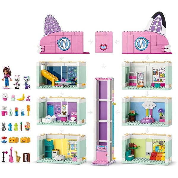 LEGO GABBY'S Casa de păpuși a lui Gabby