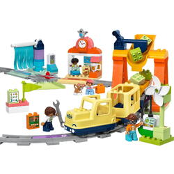 LEGO DUPLO 10428 Tren comunitar mare și interactiv