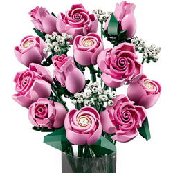 LEGO BOTANICALS 10374 Buchet de trandafiri roz
