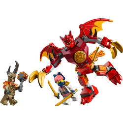NINJAGO 71851 Pachet de luptă cu robotul dragon al lui Kai
