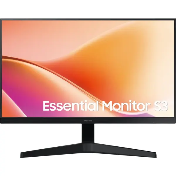 Monitor LED Samsung Essential S3 S33GF LS24F330EAUXEN 23.8 inch, FHD, 5 ms, 100Hz, Black