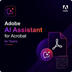 AI Assistant for Acrobat for teams, ALL, Other, Multi European Languages, Annual, Named, Level 1 1 - 9, Subscription