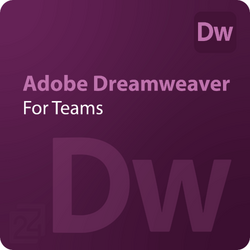 Dreamweaver for teams, ALL, Multiple Platforms, Multi European Languages, Annual, 1 User, Level 1 1 - 9, Subscription