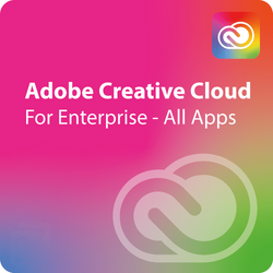 Creative Cloud for enterprise All Apps, ALL, Multiple Platforms, Multi European Languages, Annual, Education Named License, Named, Level 1 1 - 9, Subscription