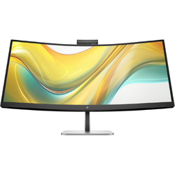 Monitor LED HP Series 5 Pro 534pm 34 inch UWQHD VA 5 ms 100 Hz Webcam USB-C Curbat, NegruArgintiu/