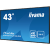Display public IIyama ProLite LH4341UHS-B2 42.5 inch UHD IPS 8 ms 60 Hz Negru