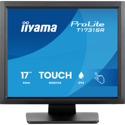Monitor LED IIyama ProLite T1731SR-B2S Touchscreen 17 inch SXGA TN 5 ms 75 Hz Negru