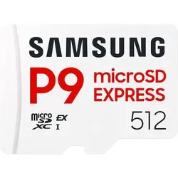 Samsung microSDXC P9 Express 512GB, Class 10, UHS-I U3, V30