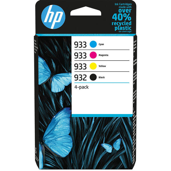 Cartus cerneala  HP 932 Black/933 Cyan/Magenta/Yellow 4-pack, C2P42AE