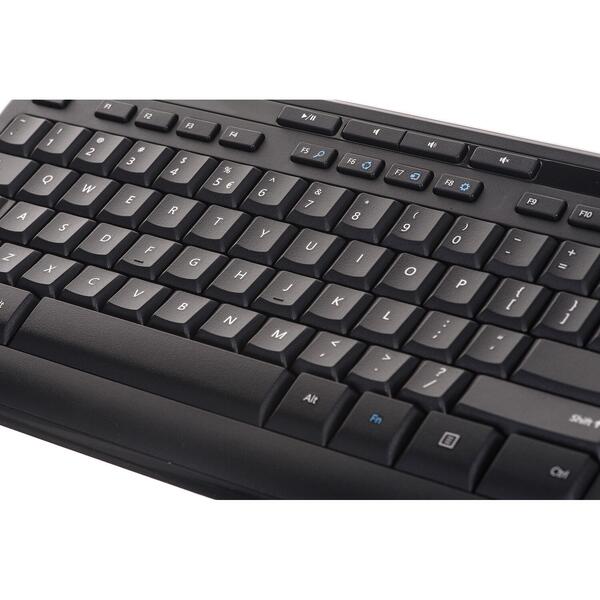 Tastatura Microsoft 600 Multimedia USB, Negru