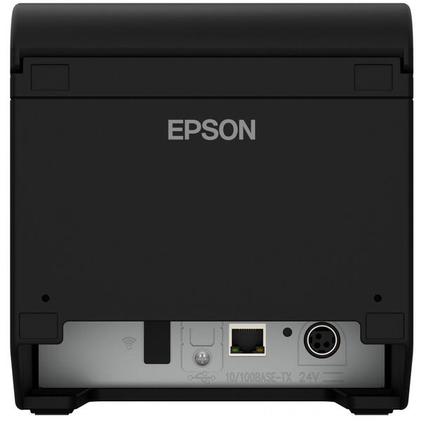 Imprimanta termica Epson POS TM-T20III, USB, Serial, Negru
