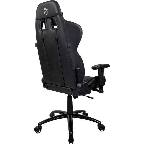 Scaun Gaming AROZZI Inizio PU Black, Logo Gri