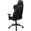 Scaun Gaming AROZZI Inizio PU Black, Logo Rosu