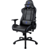 Scaun Gaming AROZZI Verona Signature PU Black Blue Logo