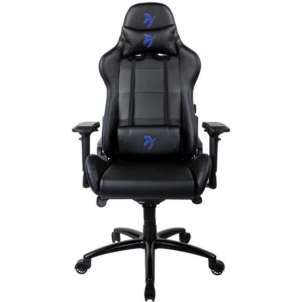 Scaun Gaming AROZZI Verona Signature PU Black Blue Logo