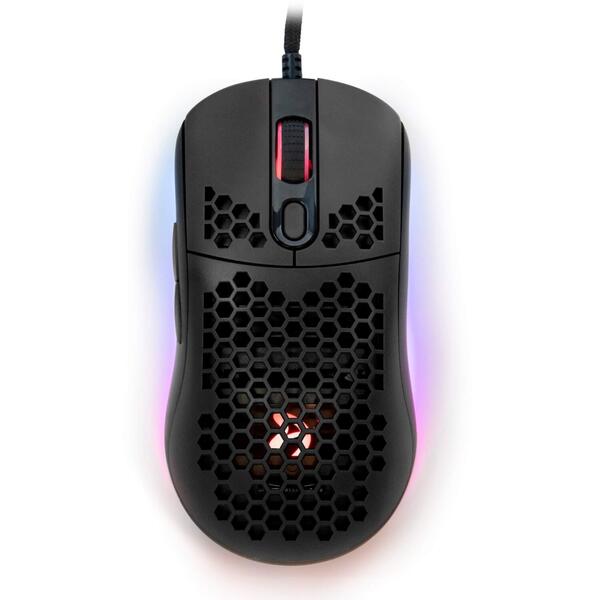 Mouse gaming AROZZI Favo Black