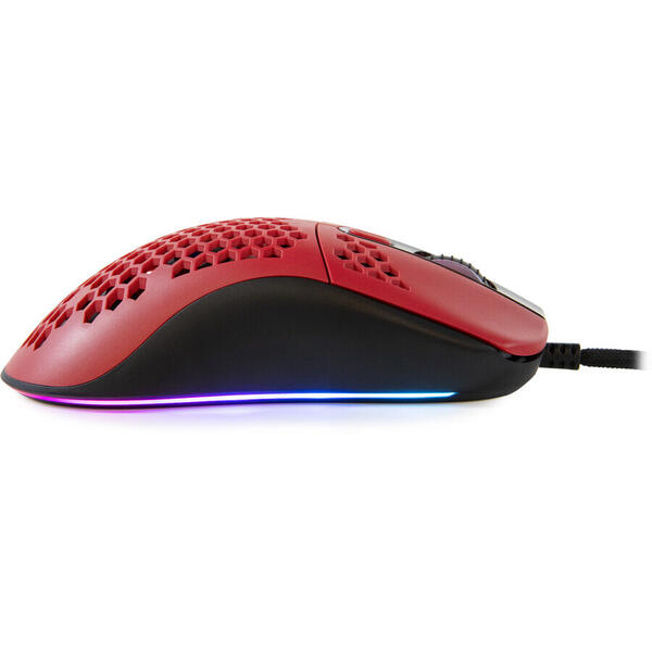 Mouse gaming AROZZI Favo Rosu