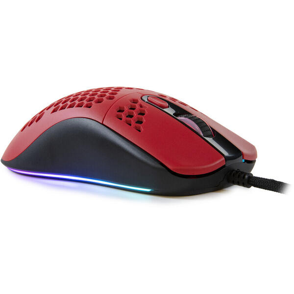 Mouse gaming AROZZI Favo Rosu