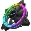 Ventilator PC Floston HALO RGB RAINBOW pachet 3 bucati