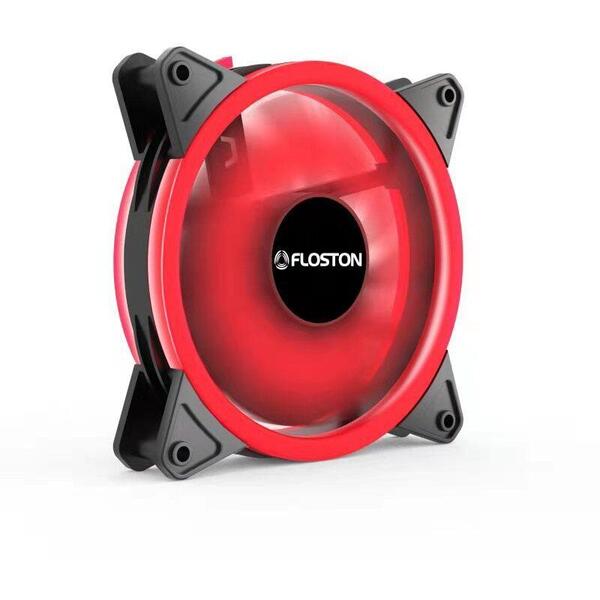 Ventilator PC Floston HALO DUAL RED LED