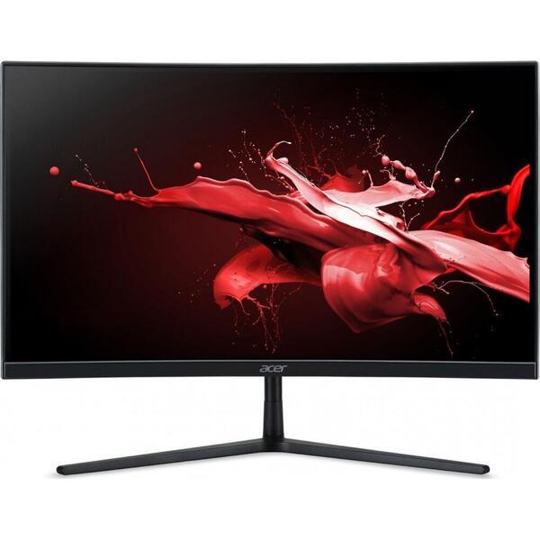 Monitor LED Acer Nitro EI242QRPbiipx 23.6 inch FHD, 1ms 144 Hz, Curbat, Black