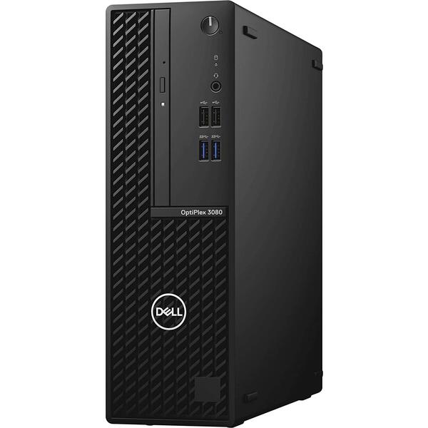 Sistem Brand Dell OptiPlex 3080 SFF, Intel Core i5-10500 3.1GHz, 8GB RAM, 256GB SSD, Intel UHD 630, Windows 10 Pro