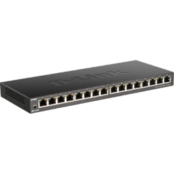 Switch 16 porturi, 10/100/1000 Mbps, D-Link DGS-1016S
