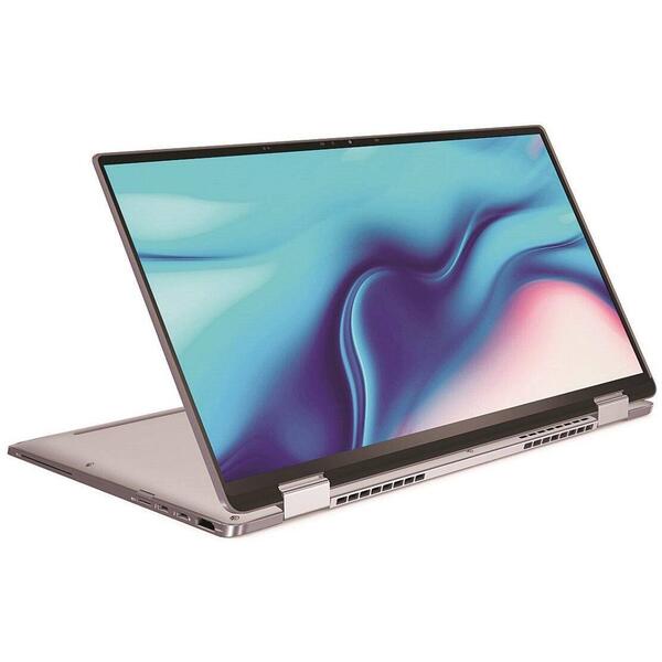 Laptop 2 in 1 Dell Latitude 9510 15.6 inch FHD Touch 400nits, Intel Core i7-10810U, 16GB RAM, 256GB SSD, Intel UHD Graphics, Win 10 Pro, Silver