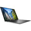 Laptop Dell Precision 5550, 15.6 inch UHD+ Touch, Intel Core i9-10885H, 32GB RAM, SSD 1TB + SSD 512GB, nVidia Quadro T2000 4GB, Windows 10 Pro, Titan Gray