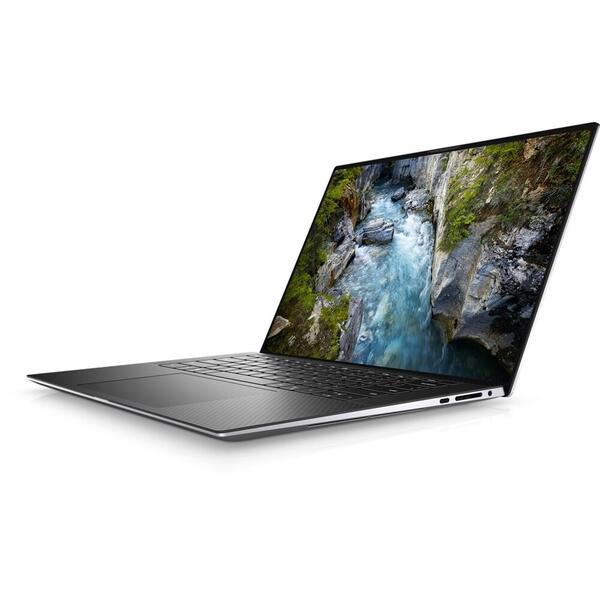 Laptop Dell Precision 5550, 15.6 inch UHD+ Touch, Intel Core i9-10885H, 32GB RAM, SSD 1TB + SSD 512GB, nVidia Quadro T2000 4GB, Windows 10 Pro, Titan Gray