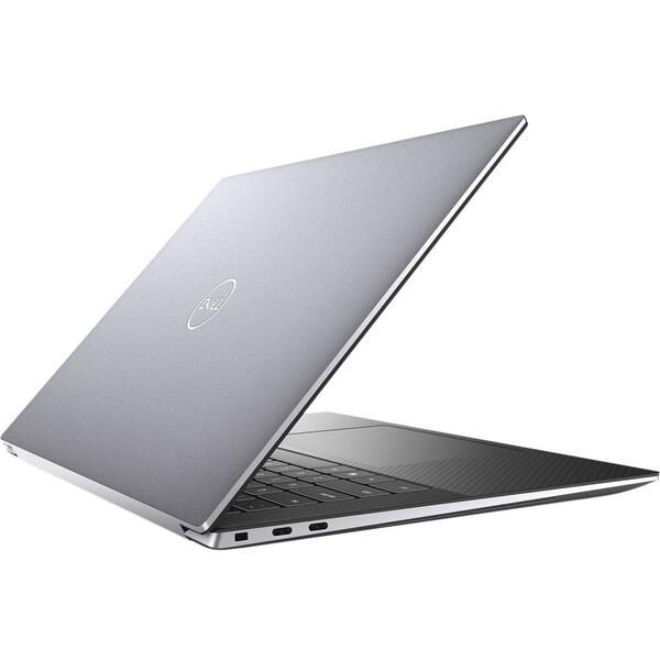 Laptop Dell Precision 5550, 15.6 inch UHD+ Touch, Intel Core i9-10885H, 32GB RAM, SSD 1TB + SSD 512GB, nVidia Quadro T2000 4GB, Windows 10 Pro, Titan Gray