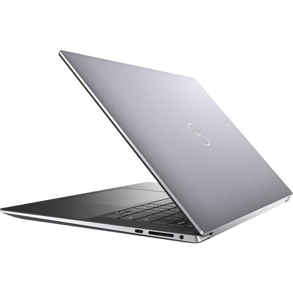 Laptop Dell Precision 5550, 15.6 inch UHD+ Touch, Intel Core i9-10885H, 32GB RAM, SSD 1TB + SSD 512GB, nVidia Quadro T2000 4GB, Windows 10 Pro, Titan Gray